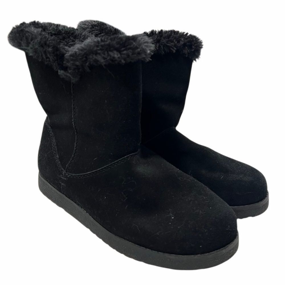 Women's Black Fur-Lined Boots